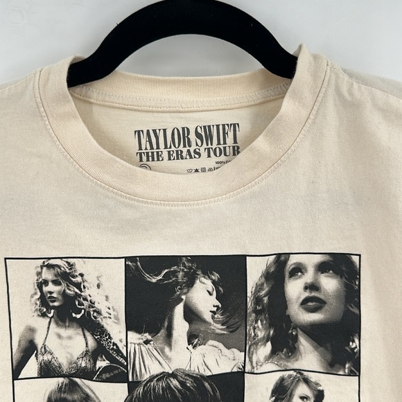 Taylor Swift The Eras Tour Cream T-Shirt Small - Picture 4 of 7